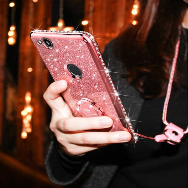 

luxury phone case 360 degree full body phone case kickstand housing diamond bling glitter soft slim designer phone case