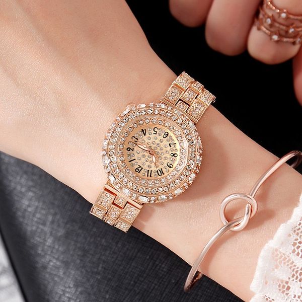 

2018 Новый GEDI мода розовое золото женские часы Топ роскошные популярные Алмаз Леди