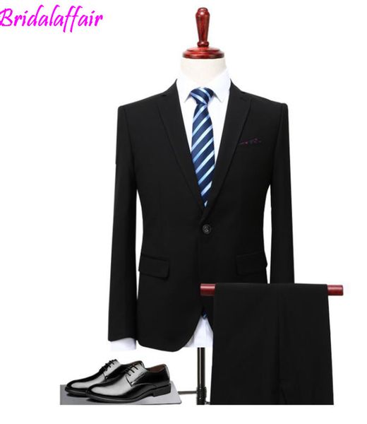 

Three Pezzi Vestito Da Uomo Slim Fit Groom suit Usura Business Men suit Formal Abito Nero Costume sposa married suit, White;black
