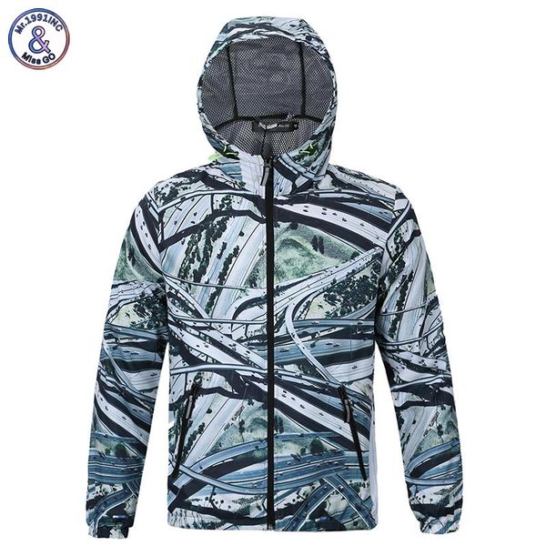 

2017 mr.1991inc new fashion men's zipper jacket thin polyester lovely print outerwear autumn spring waterproof outerwear, Black;brown