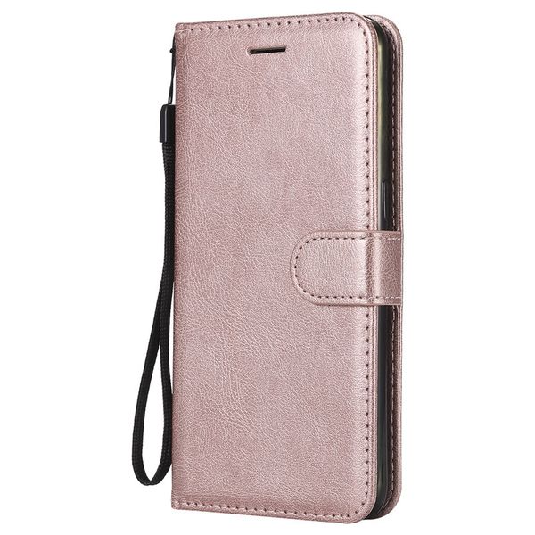 

wallet case for oppo r17 flip back cover pure color pu leather mobile phone bags coque fundas