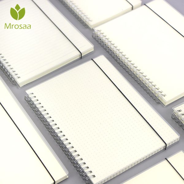

a5 a6 b5 spiral book coil notebook lined dot blank grid paper journal diary sketchbook for school supplies stationery store, Purple;pink