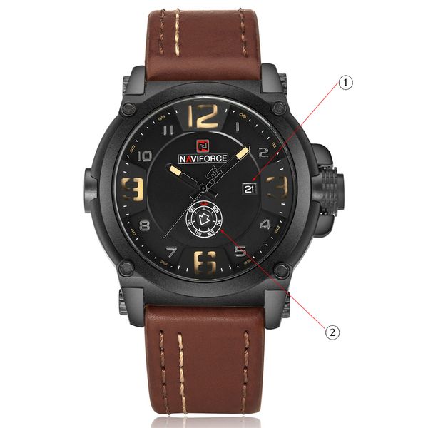 

new fashion mens watches sport quartz men watch leather waterproof male wristwatches relogio masculino good quality, Slivery;brown