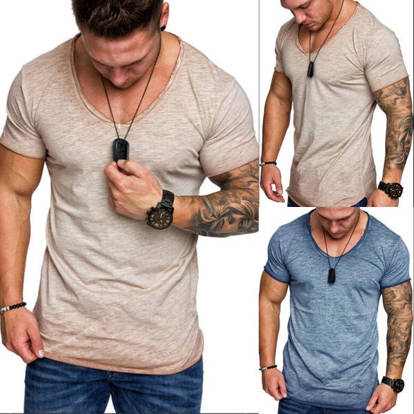 

men summer tee new 2018 t-shirt short sleeved casual sports tees, White;black