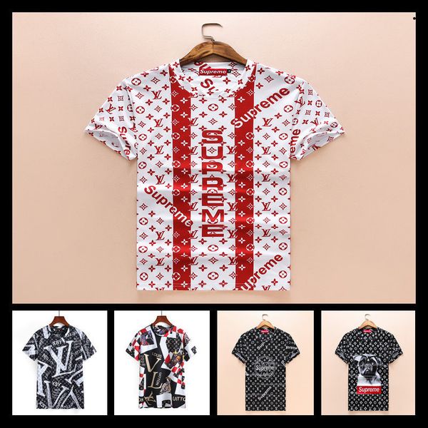 

2018 лето последний дизайн благородный мужская футболка улицы стиль мужчины топы с