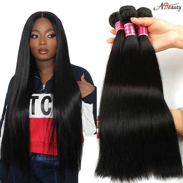 Cheap Malaysian Virgin Straight Hair Bundles Unprocessed Malaysian