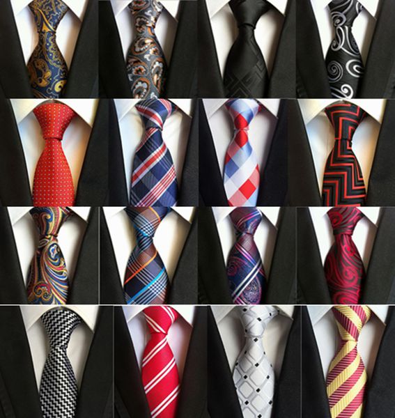 

260 styles 8cm men ties silk tie mens neck ties handmade wedding party paisley necktie british style business ties stripes, Blue;purple