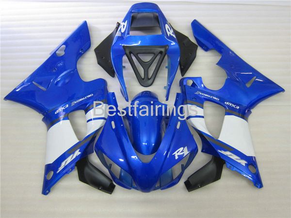 

fairing kit for yamaha r1 1998 1999 white blue fairings yzf r1 98 99 cb54