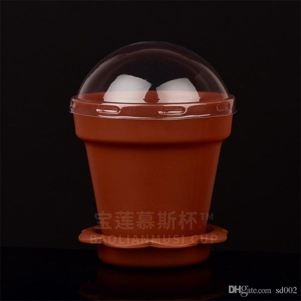 

happy birthday party supplies cake cups baking pastry tools ice cream mug flower pot shape dessert tumblers good quality 0 48bl ii
