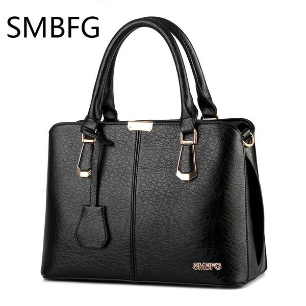 

women leather handbags fashion pu leather handle handbag solid ladies lether shoulder bag casual large tote crossbody b021
