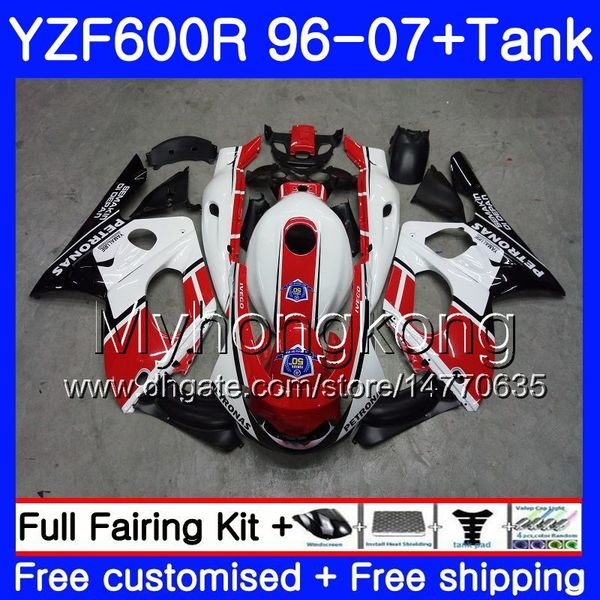 

body+stock red white tank for yamaha thundercat yzf600r 96 97 98 99 00 01 229hm.16 yzf-600r yzf 600r 1996 1997 1998 1999 2000 2001 fairing
