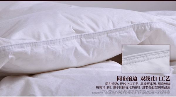

duvet filled white feather & down 33 oz tog value 7.5 for spring and autumn 250 gsm usa twin size 173*218cm wholesale