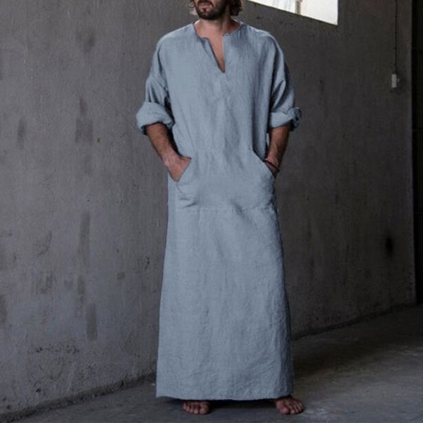 

muslim style mens kaftan robe dress black abaya arab clothing man islamic ropa arabe hombre bathrobe lounge women gown masculino, Black;brown