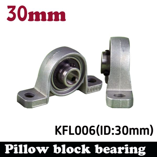 

2pcs kp006 30mm pillow block bearing zinc alloy insert linear bearing shaft support cnc part