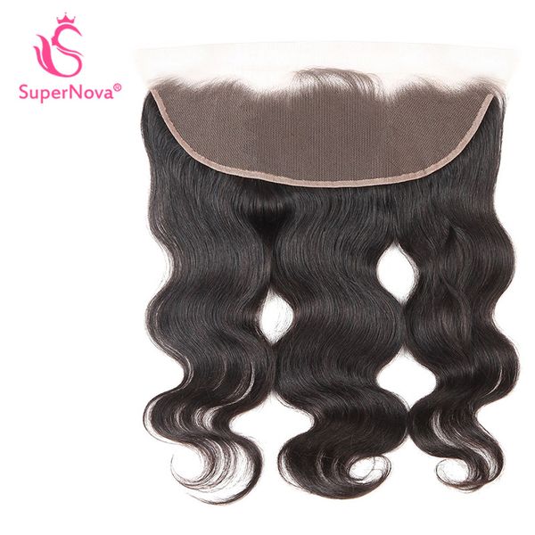 

supernova brazilian hair lace frontal body wave hair 13x4 with baby 100% remy human natural color shipping free, Black;brown