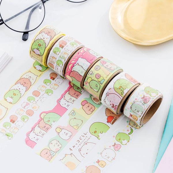 

love sumikko gurashi decorative washi tape sticker diy scrapbooking masking tape school office supply escolar papelaria 2016