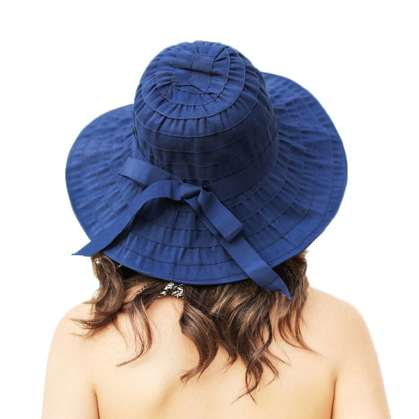 

2018 new fashion summer sun hats for women female outdoor sun hats large sunscreen beach hat leisure folding sunhat for girls, Blue;gray