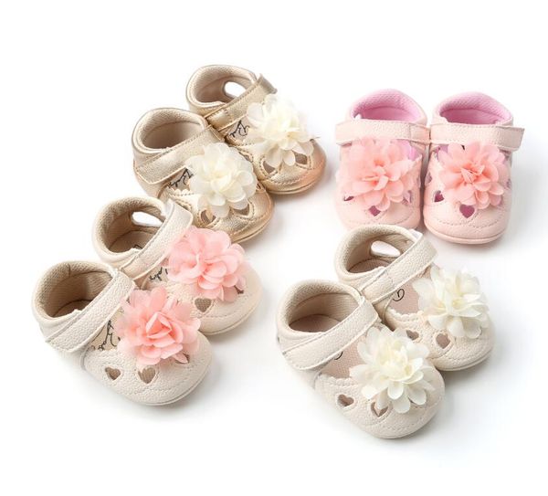 

romirus flower style baby girls shoes infants soft sole toddler moccasins breathable pu leather summer baby shoes