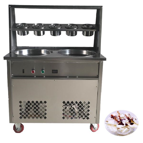 

commercial use ice cream rolls machine price thailand fry rolls ice cream making machine double pan