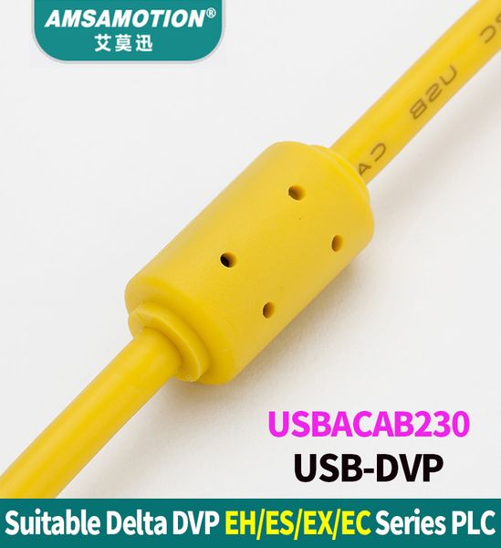 USBACAB230 Cavo di programmazione Delta PLC Adattatore da USB a RS232 per USB-DVP ES EX EH EC SE SV SS Series Cable256r