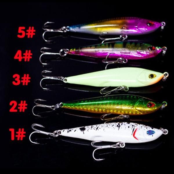 

deceiving and sinking pencil quivering and sinking pencil long throw lure 8 cm 15g rocker / fishing gear / decoy