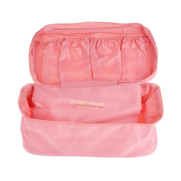 

new design bra underwear storage bag waterproof nylon travel portable makeup organizer handbag cosmetic container