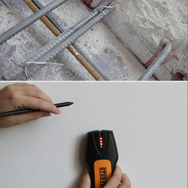 

stud finder metal detector ac voltage detector timber wood metal stud ac wires detector 3-in-1 wall scanner cable