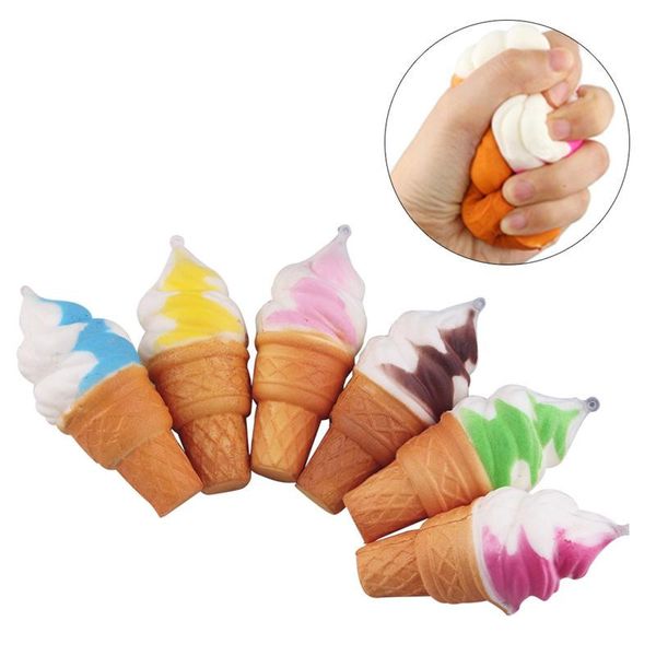 

10 см Мягкие Джамбо мороженое конус болотистый игрушка медленно поднимая Kawaii сото