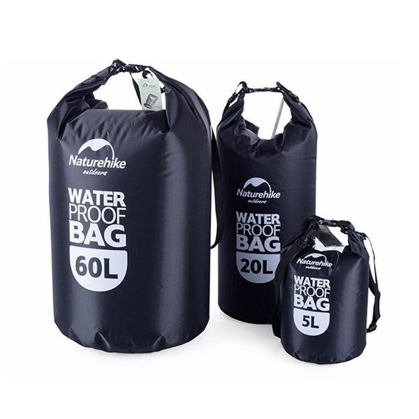 

naturehike 5l 20l 60l waterproof bags storage dry sack bag for canoe kayak rafting outdoor sport bag