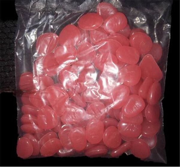 

new patio luminous aquarium fish tank decoration stone glow in the dark stones green ornaments garden outdoor pebble rocks