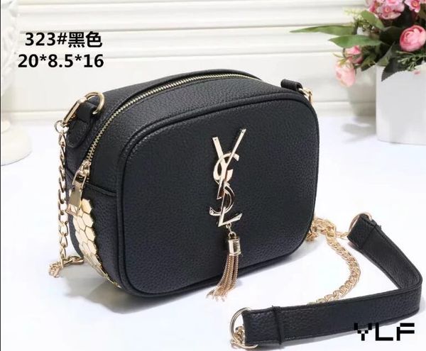 

2018 brand fashion luxury designer bags Women Leather Soho Bag Disco Shoulder Bag Purse 323