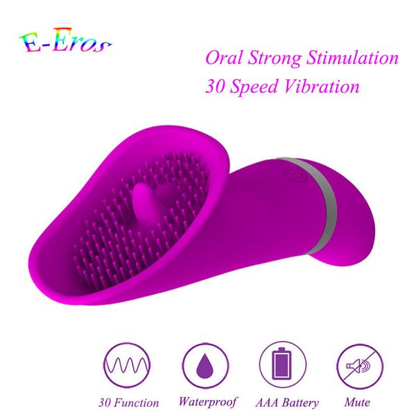 ORISSI 30 Velocidade Clitóris Vibradores Clitóris Buceta Bomba Silicone G-spot Vibrador Oral Sex Toys Para Mulheres Massageador Corporal Produto Do Sexo S921