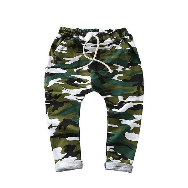 

sqbcmw 2016 size100~140 children harem pants for boys camo army trousers kids child casual pants camouflage green blue