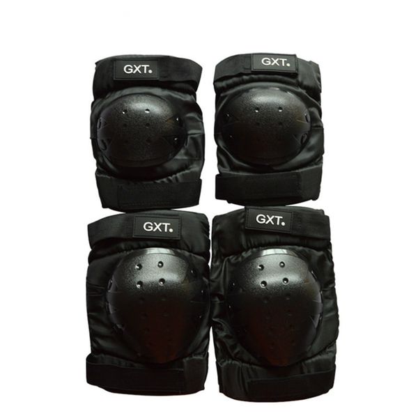 

bozxrx black 4pcs/set motorcycle kneepad joelheira protective motocross bike gear protector racing motocross kneepad elbow guard