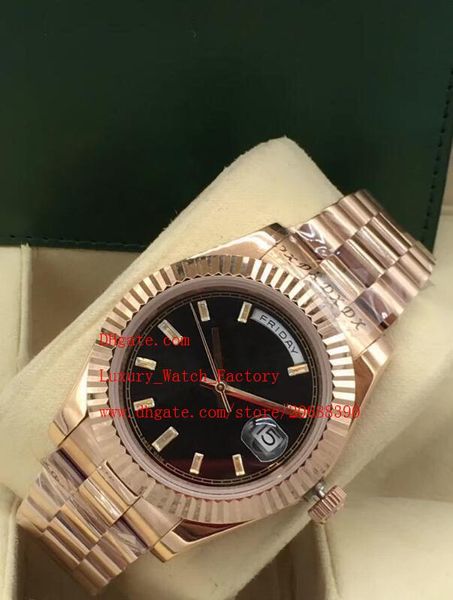 

factory supplier luxury watch 41mm 126333 rose gold asia 2813 movement automatic mens men's watch watches, Slivery;brown