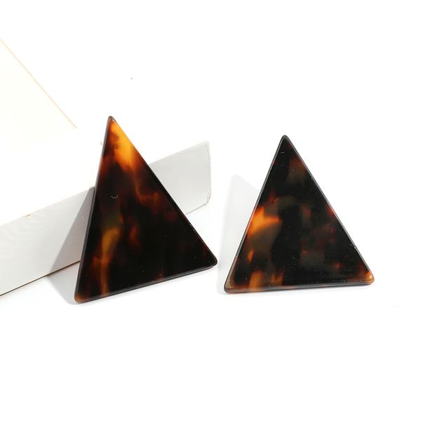 

ilyf trendy tortoiseshell brinco acrylic earring for women drop earring for women elegant design jewelry wholesale oorbellen, Silver