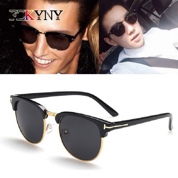 

fzkyny bond sunglasses men designer women super star sun glasses celebrity driving sunglasses tom for men eyeglasses, White;black