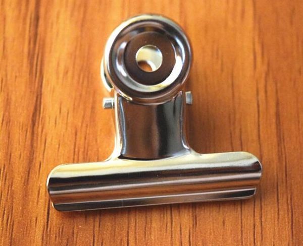 

new mini bulldog clips office finishing clip stainless steel metal receipt folder paper document binder clips