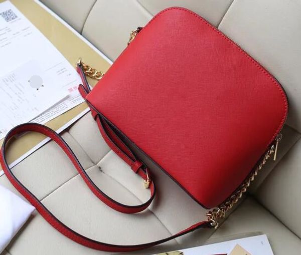 

new shell handbags classic pu shoulder women's leather bags with package design message 8 bags colors style cpnpk, Red;black