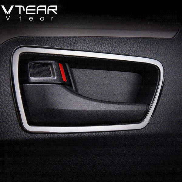 Vtear For Toyota Rav4 2016 Car Trim Interior Door Handle Bowl Cover Mouldings Styling Decoration Products Accessory 2017 2018 Internal Car Parts Names