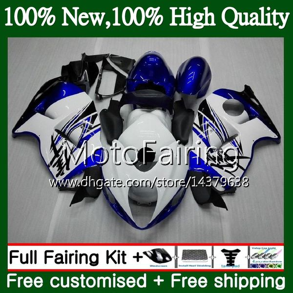 

body for suzuki hayabusa gsxr1300 96 07 1996 1997 1998 56mf35 gsxr 1300 gsxr-1300 gsx r1300 blue white 1999 2000 2001 fairing bodywork