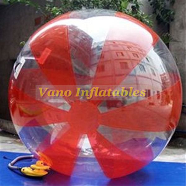 Palla d'acqua TPU Durevole Trasparente Aqua Balls Acqua Zorbing Gonfiabile 1.5m 2m 2.5m 3m con cerniera Tizip di qualità Spedizione gratuita