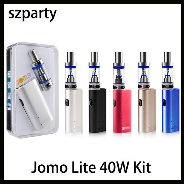 

JomoTech Lite 40 Стартовые комплекты Jomo 40w box mod mini Bulit-In 2200mAh комплекты батарейного испарителя 3 мл Lite tank e сигареты пар 0268056