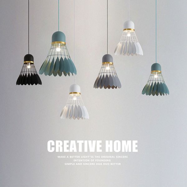 

современный свет подвеска бадминтон art hanglamp светодиодные лампы подвеска свет светильники для кухни luminaria внутреннее освещение свет