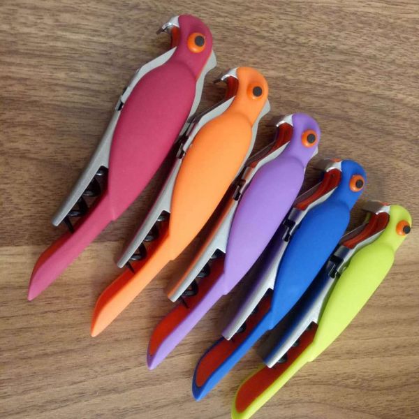 Multifunções Abridores de Forma de Pássaro Red Wine Bottle Opener Resistência À Queda Durável Acessórios de Cozinha Para Bar 3 8jm BB