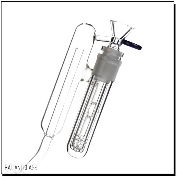 

9 " 3 трубки золоуловитель с 14/18 downstem и 14 мм чаша для курения аксессуары Золоуловитель для буровых установок трубы стекла бонг