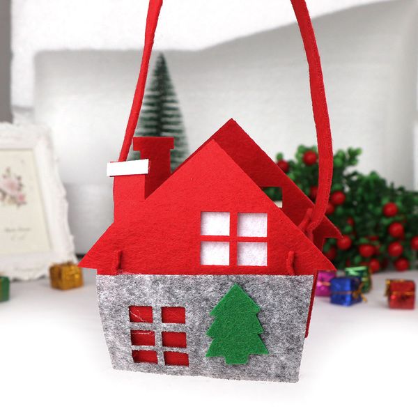

creative christmas new year candy bags hanging christmas gift bags santa claus snowman elk candy decor