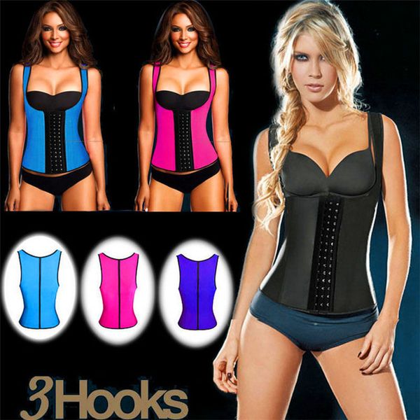 

women slimming belt corset neoprene latex waist trainer body shaper modeling strap shapewear chest binder waist cincher, Black;white
