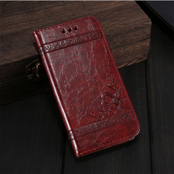 

2018 for iphone 6s plus cases retro embossed flower wallet case phone bag case cover for samsung galaxy s6 s7 edge