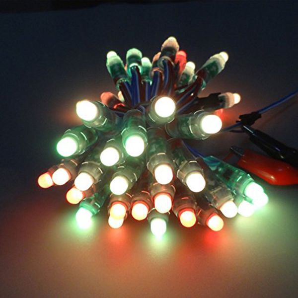 WS2811 IC Full Color Pixel LED String Light Module Luci impermeabili RGB Digital per pubblicità Billboard